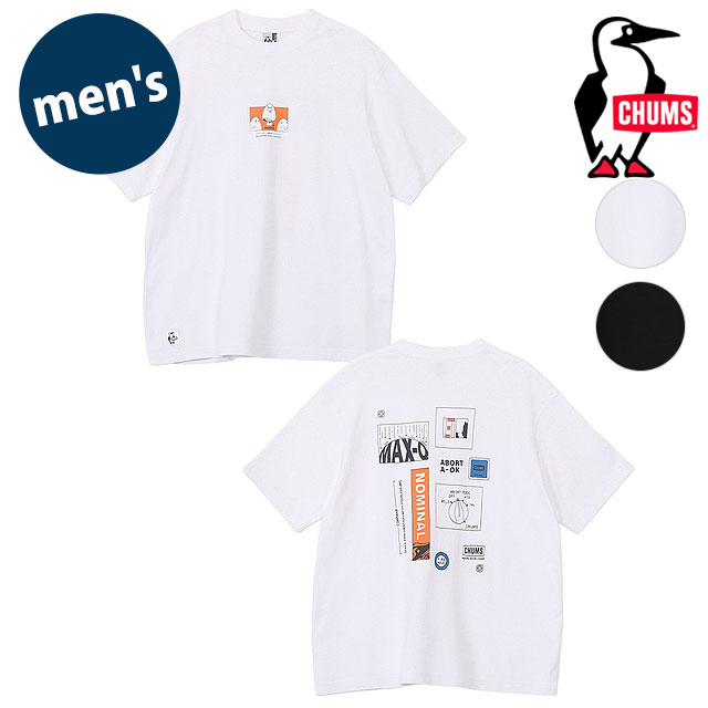 乐天商城 - 【最大100%ポイントバック】チャムス CHUMS メンズ スペースコマンドTシャツ [CH01-2702 SS26] M Space Command T-Shirt トップス 半袖 オーバーサイズ USAコットン 【メール便可】 正規取扱店