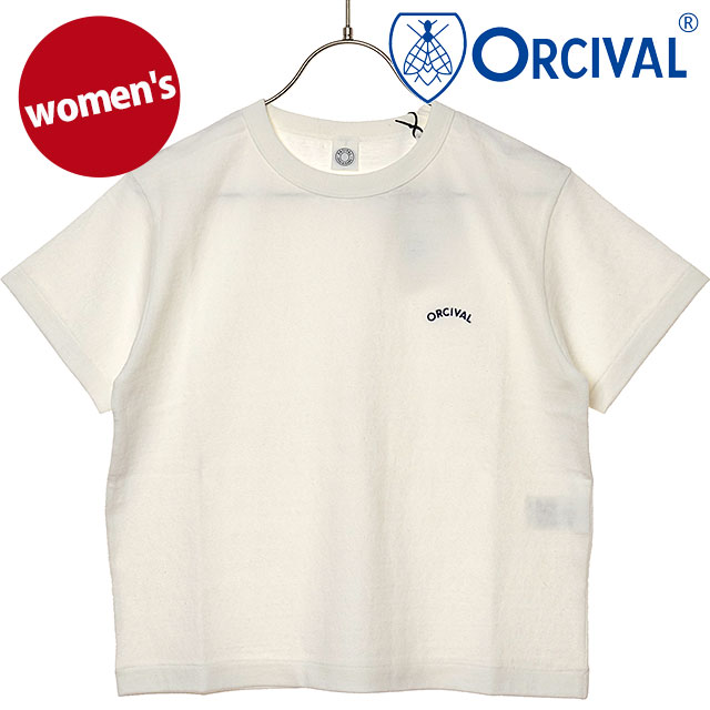 乐天商城 - オーシバル ORCIVAL レディース エンブロイダリー ショートスリーブTシャツ [OR-C0519-TSB SS26] EMBROIDERY SHORT SLEEVE T-SHIRT トップス カットソー 半袖 日本製 白 OFF-WHITE 【メール便可】 正規取扱店