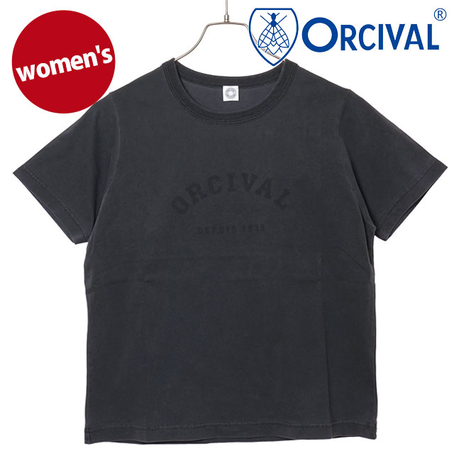 Rakuten - 【最大100%ポイントバック】オーシバル ORCIVAL レディース コンパクトプリントTシャツ [OR-C0524-TAB SS26] COMPACT PRINT T-SHIRT トップス カットソー 半袖 グレー CHARCOAL 【メール便可】 正規取扱店【cp】