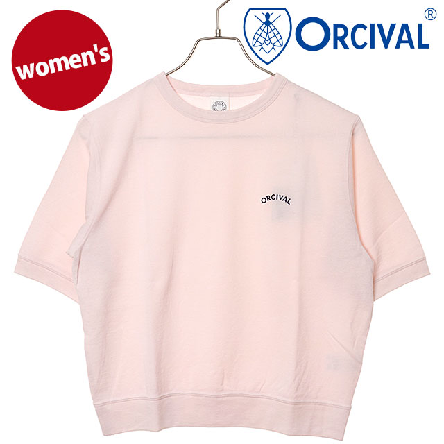 樂天商城 - 【最大100%ポイントバック】オーシバル ORCIVAL レディース クルーネック ショートスリーブプルオーバー [OR-C0529-SEF SS26] CREW NECK SHORT SLEEVE P.O. トップス カットソー 半袖Tシャツ 日本製 ピンク LT.PINK 【メール便可】 正規取扱店【cp】