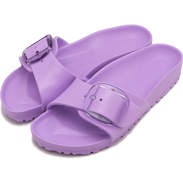 乐天商城 - 【最大100%ポイントバック】ビルケンシュトック BIRKENSTOCK サンダル レディース マドリッド ビッグバックル [1031257 SS26] MADRID BIG BUCKLE EVA 靴 ドイツ製 コンフォートサンダル パープル CROCUS | EVA 正規取扱店
