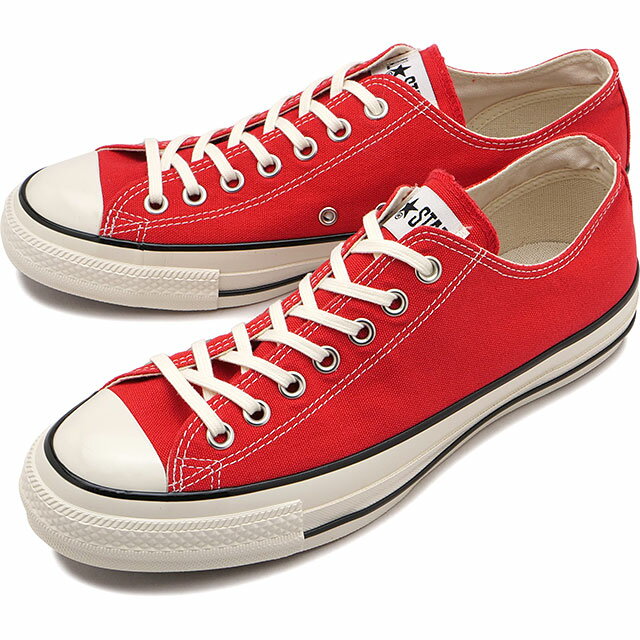 乐天商城 - 【4/30限定 最大P18倍】コンバース CONVERSE スニーカー メンズ オールスター エイジド ローカット [31318031 SS26Q2] ALL STAR AGED OX 靴 シューズ レッド SIGNAL-RED 正規取扱店