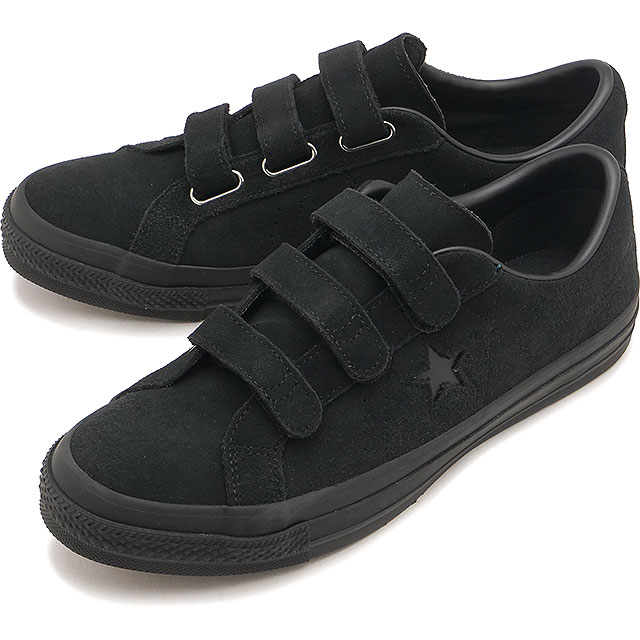 樂天商城 - 【最大100%ポイントバック】コンバース CONVERSE スニーカー ワンスター スエード V-3 [33702991 SS26Q2] ONE STAR SUEDE V-3 メンズ・レディース ユニセックス 靴 シューズ ベルクロ 黒 BLACKMONOCHROME 正規取扱店