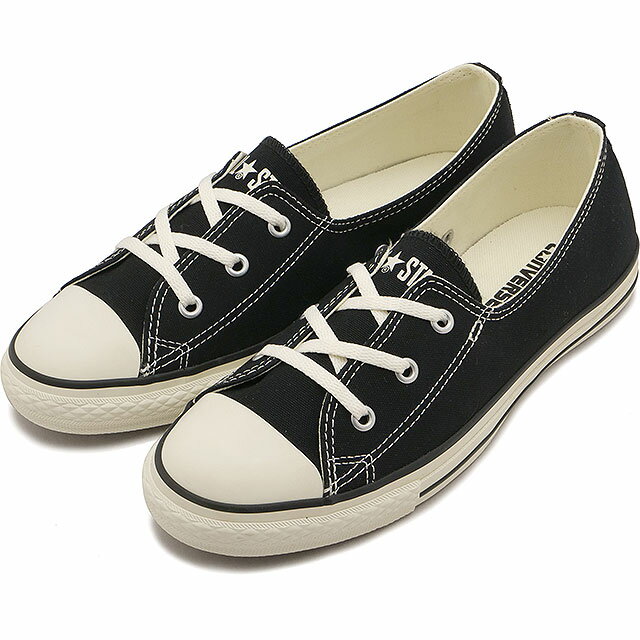 乐天商城 - 【最大100%ポイントバック】コンバース CONVERSE スニーカー レディース オールスター LP パンプス ローカット [31318270 SS26Q2] ALL STAR LP PUMPS OX 靴 シューズ 黒 BLACK 正規取扱店