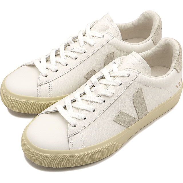 樂天商城 - 【最大100%ポイントバック】ヴェジャ VEJA スニーカー レディース カンポ [CP0502429 SS26] CAMPO 靴 レザーシューズ 白 WHITE/NATURAL 正規取扱店