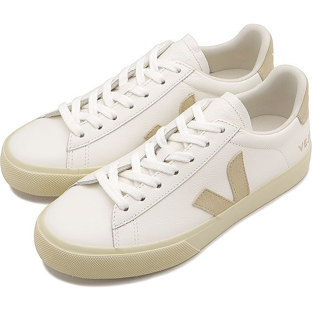 乐天商城 - ヴェジャ VEJA スニーカー レディース カンポ [CP0502920 SS26] CAMPO 靴 レザーシューズ 白 WHITE/ALMOND 正規取扱店