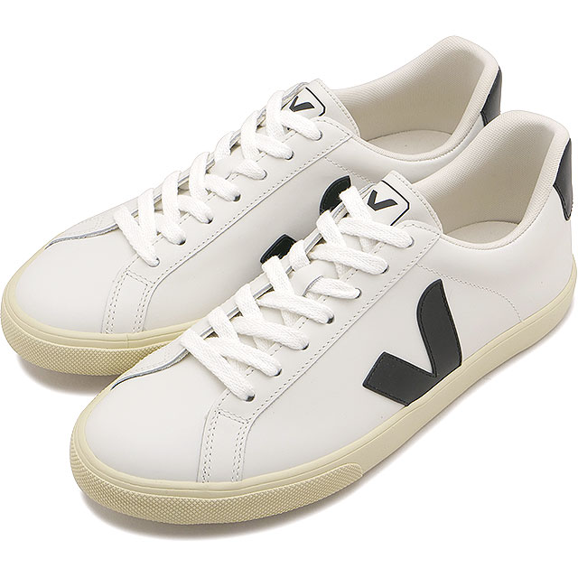 樂天商城 - 【最大100%ポイントバック】ヴェジャ VEJA スニーカー レディース エスプラー ロゴ [EO0200005 SS26] ESPLAR LOGO 靴 レザーシューズ 白 WHITE/BLACK 正規取扱店