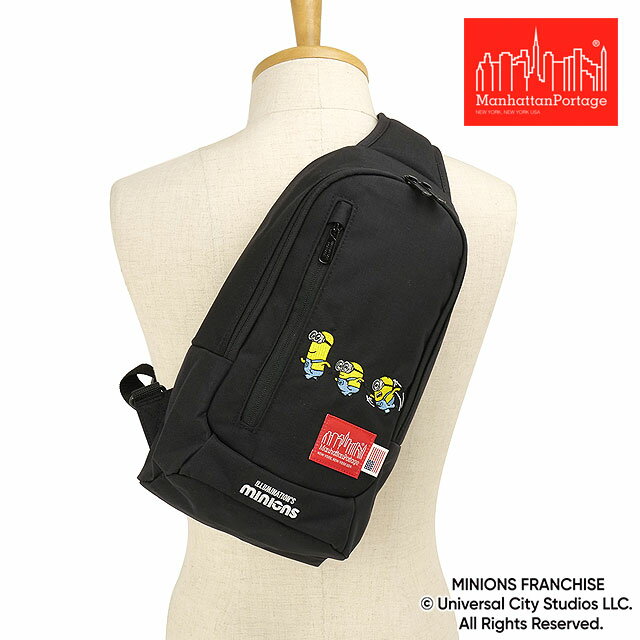 【4/5限定 最大P37倍】コラボ マンハッタンポーテージ Manhattan Portage リトルイタリークロスボディバッグ ミニオンズ [MP1927MNOS SS26] LITTLE ITALY CROSSBODY BAG/MINIONS メンズ・レディース ユニセックス 鞄 ワンショルダー 黒 Black 正規取扱店