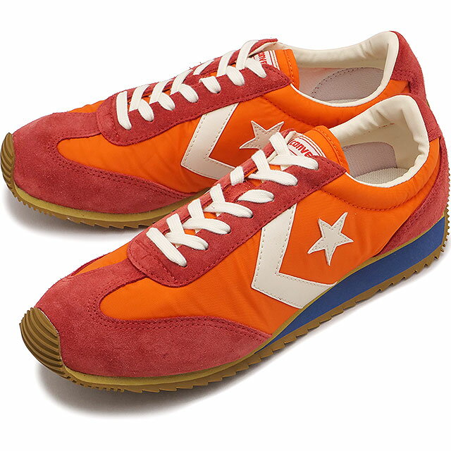 乐天商城 - コンバース CONVERSE スニーカー エスティーファイヤー AG [33702482 SS26] STFIRE AG メンズ・レディース 靴 ローカット レトロランニングシューズ レッド/バーントブルー 正規取扱店