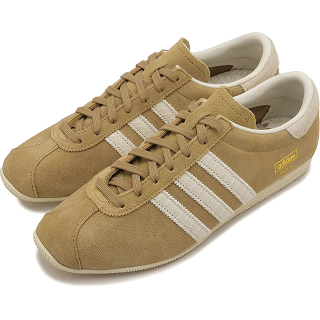 乐天商城 - 【最大100%ポイントバック】アディダス オリジナルス adidas Originals スニーカー レディース パリ ウィメンズ [KJ1001 SS26] PARIS W レザー ローカット ベージュ カードボード/オフホワイト/クリームホワイト 正規取扱店【cp】