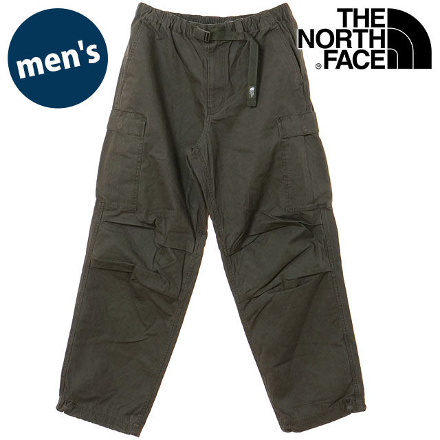 乐天商城 - 【最大100%ポイントバック】ザ・ノース・フェイス THE NORTH FACE メンズ ロックステディカーゴパンツ [NB32633-NT SS26] Rock Steady Cargo Pant ボトムス ロングパンツ 撥水 ゆったりめ カーキグリーン ニュートープ 正規取扱店