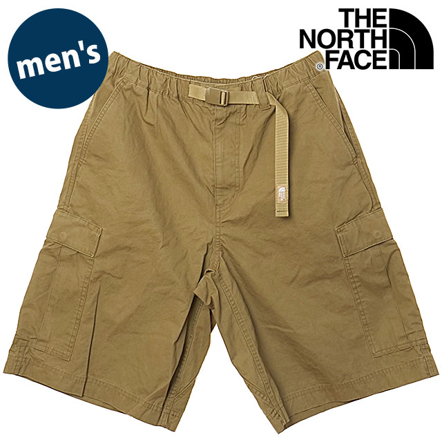 乐天商城 - ザ・ノース・フェイス THE NORTH FACE メンズ ロックステディカーゴショーツ [NB42633-CK SS26] Rock Steady Cargo Short ボトムス ショートパンツ ハーフパンツ 撥水 ベージュ クラシックカーキ 正規取扱店