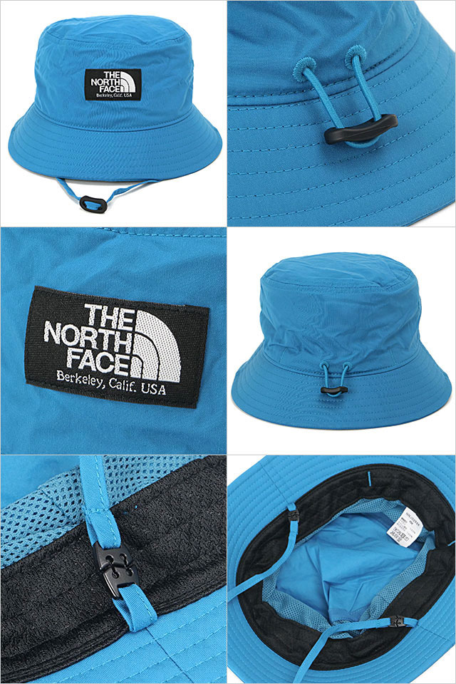 【最大100%ポイントバック】ザ・ノース・フェイス THE NORTH FACE キッズキャンプサイドハット [NNJ02524-DB SS26] Kids' Camp Side Hat 男の子・女の子 子供用 帽子 日よけ あご紐付き ダスクブルー 【メール便可】 正規取扱店【cp】 3