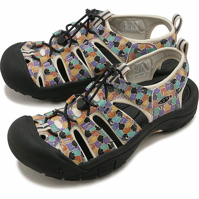 樂天商城 - 【最大100%ポイントバック】キーン KEEN サンダル メンズ ニューポート レトロ [1032194 SS26] M NEWPORT RETRO キャンプ アウトドア タウン トラベル シューズ マルチカラー MULTI/PURPLE-HAZE 正規取扱店