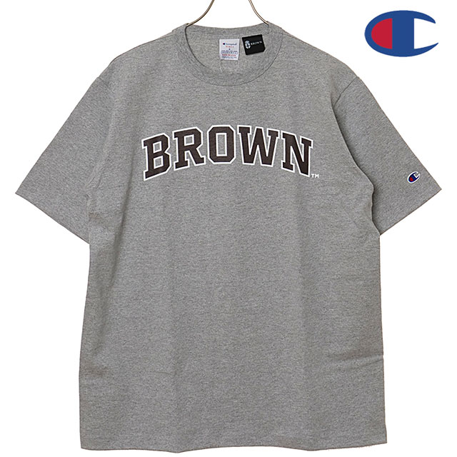乐天商城 - 【4/30限定 最大P27倍】チャンピオン Champion MADE IN USA Tシャツ メンズ T1011 ショートスリーブ ティーシャツ [C5-D305 SS26] T1011 SHORT SLEEVE T-SHIRT トップス 半袖 ヘビーウェイトコットン カレッジTee BROWN グレー SILVER-GRAY 【メール便可】 正規取扱店
