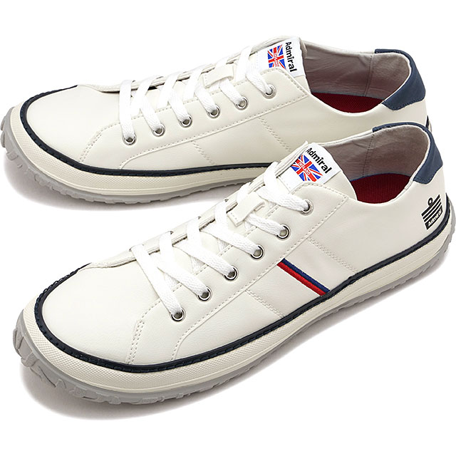 乐天商城 - アドミラル Admiral スニーカー ワトフォードネオ [133836-180 SS26] AD836 WATFORD NEO メンズ・レディース ユニセックス ローカット シューズ タウン カジュアル ホワイト Tricolor 正規取扱店