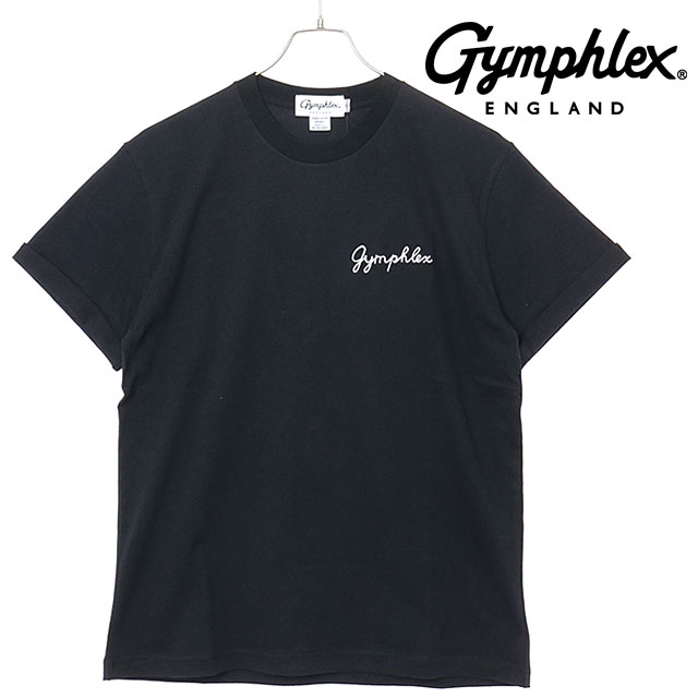 樂天商城 - ジムフレックス Gymphlex ショートスリーブ Tシャツ [#GY-C0446 COM SS26] S/S T-SHIRT メンズ・レディース ユニセックス トップス カットソー Tシャツ 半袖 シンプル おしゃれ ブラック BLACK(WHITE) 【メール便可】 正規取扱店