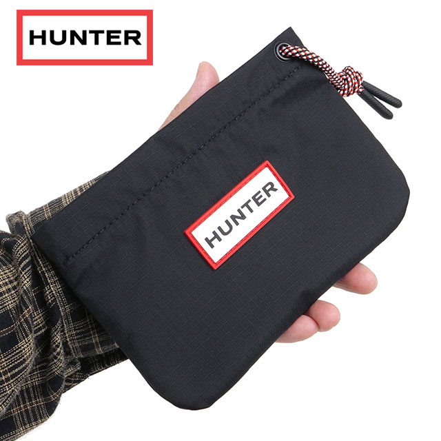 Rakuten - 【最大100%ポイントバック】ハンター HUNTER トラベル ミニポーチ [UBP7120NRS SS26] TRAVEL MINI POUCH メンズ・レディース ユニセックス バッグインバッグ 小物入れ トラベルグッズ おしゃれ ブラック BLACK 【メール便可】 正規取扱店【cp】