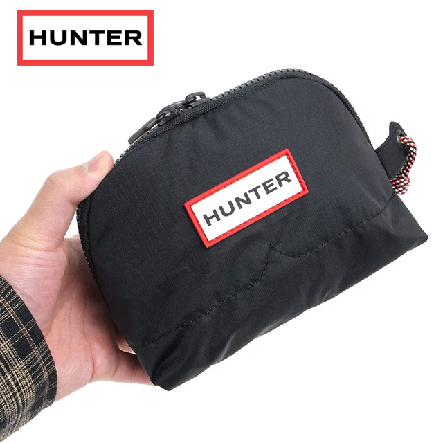 樂天商城 - 【4/30限定 最大P18倍】ハンター HUNTER トラベル スモールポーチ [UBP7122NRS SS26] TRAVEL SMALL POUCH メンズ・レディース ユニセックス バッグインバッグ 小物入れ トラベルグッズ おしゃれ ブラック BLACK 【メール便可】 正規取扱店