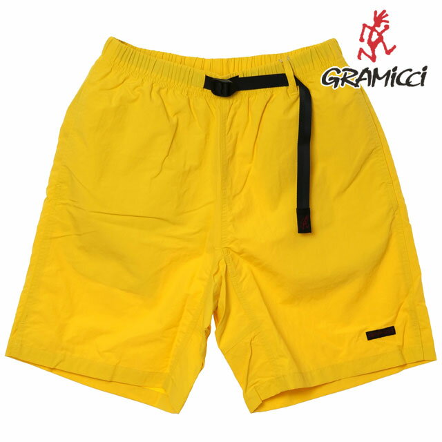 グラミチ GRAMICCI メンズ ナイロン パッカブル Gショーツ [G6SM-P082 SS26] NYLON PACKABLE G-SHORT ボトムス ショートパンツ 短パン イエロー BANANA 正規取扱店