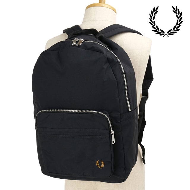 フレッドペリー FRED PERRY リュック ブレンサムバックパック L2177-102 SS26Q2 7L BRENTHAM BACKPACK メンズ レディース ユニセックス 鞄 デイパック ブラック BLACK 正規取扱店
