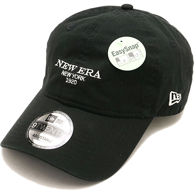 Rakuten - 【最大100%ポイントバック】ニューエラ キャップ NEW ERA CAP ニューヨーク [14745013 SS26] 9TWENTY EasySnap NENY メンズ・レディース ユニセックス 帽子 イージースナップ サイズ調整可能 ブラック 正規取扱店