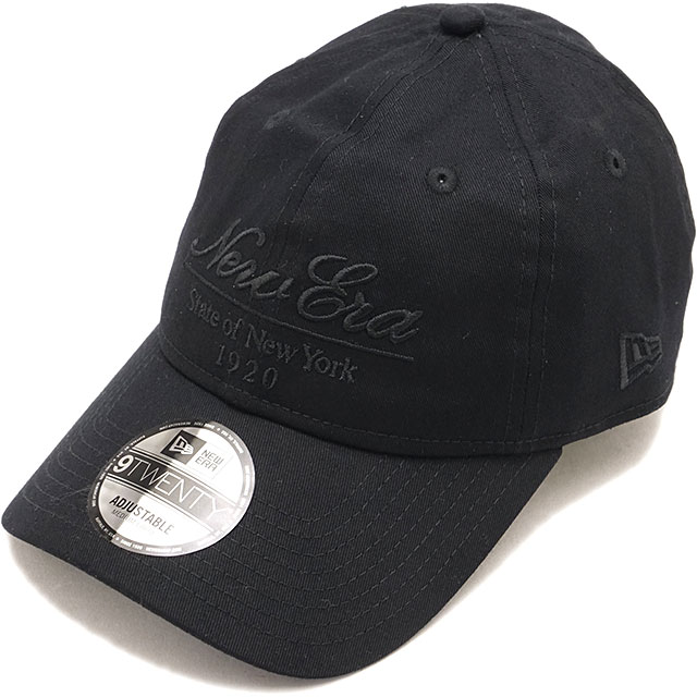 樂天商城 - ニューエラ キャップ NEW ERA CAP スクリプトトーナル [14745120 SS26] 9TWENTY CL SCRIPT TONAL メンズ・レディース ユニセックス 帽子 サイズ調整可能 カツラギコットン ブラック 正規取扱店