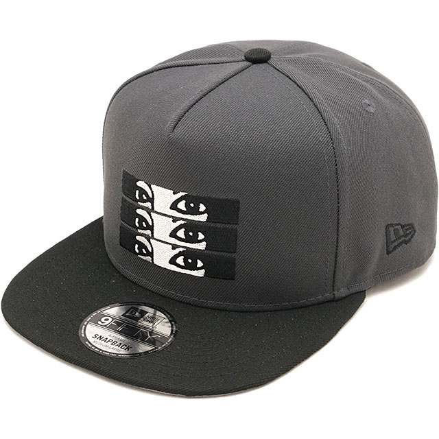 Rakuten - 【最大100%ポイントバック】ニューエラ キャップ NEW ERA CAP 山本寛斎 [14858762 SS26] 9FIFTY A-Frame KANSAI FACE メンズ・レディース ユニセックス 帽子 コラボ サイズ調整可能 グレー ダークグラファイト/ブラック 正規取扱店