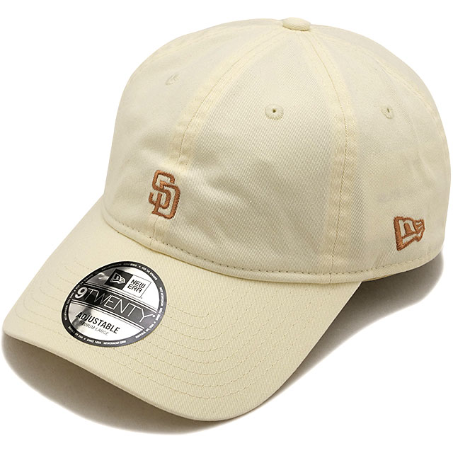 Rakuten - 【最大100%ポイントバック】ニューエラ キャップ NEW ERA CAP サンディエゴ・パドレス [14745031 SS26] 9TWENTY SADPAD BEIGE SWEAT BAND メンズ・レディース ユニセックス 帽子 MLB サイズ調整可能 ホワイト系 クロームホワイト 正規取扱店