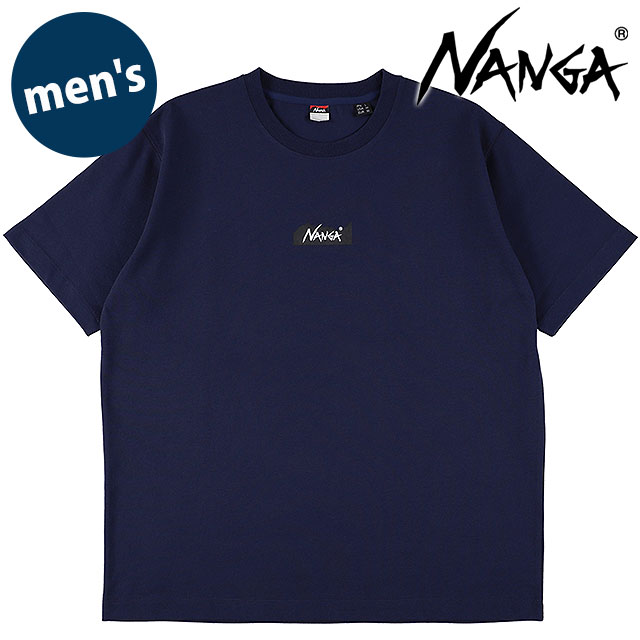 樂天商城 - 【最大100%ポイントバック】ナンガ NANGA メンズ エコハイブリッド マウンテンロゴ Tシャツ [NW2211-1G208 SS26] ECO HYBRID MT LOGO TEE トップス 半袖 アウトドア ネイビー D.NVY 【メール便可】 正規取扱店