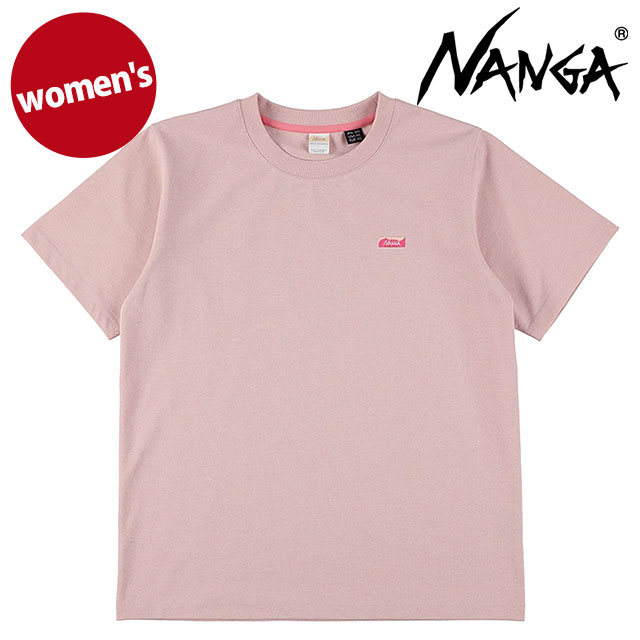 樂天商城 - 【最大100%ポイントバック】ナンガ NANGA レディース エコハイブリッド ボックスロゴ エンブロイダリーTシャツ ウィメンズ [N2611-1M062B SS26] ECO HYBRID BOX LOGO EMBROIDERY TEE W トップス 半袖 アウトドア ピンク PNK 【メール便可】 正規取扱店