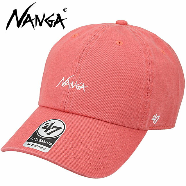 乐天商城 - コラボ ナンガ NANGA フォーティーセブン コットンキャップ [N2502-3A100Z SS26] NANGA×47 COTTON CAP メンズ・レディース ユニセックス 帽子 フリーサイズ サイズ調整可能 アウトドア ピンク系 OTR1（ISLAND-RED） 正規取扱店