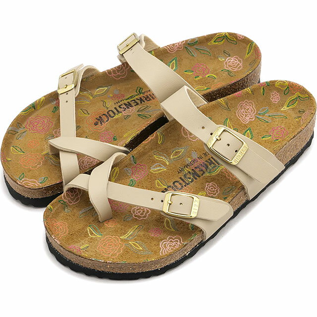 乐天商城 - ビルケンシュトック BIRKENSTOCK サンダル レディース マヤリ [1031692 SS26] MAYARI PRINTED FOOTBED 靴 ドイツ製 コンフォートサンダル ベージュ SANDCASTLE | BIRKO-FLOR 正規取扱店