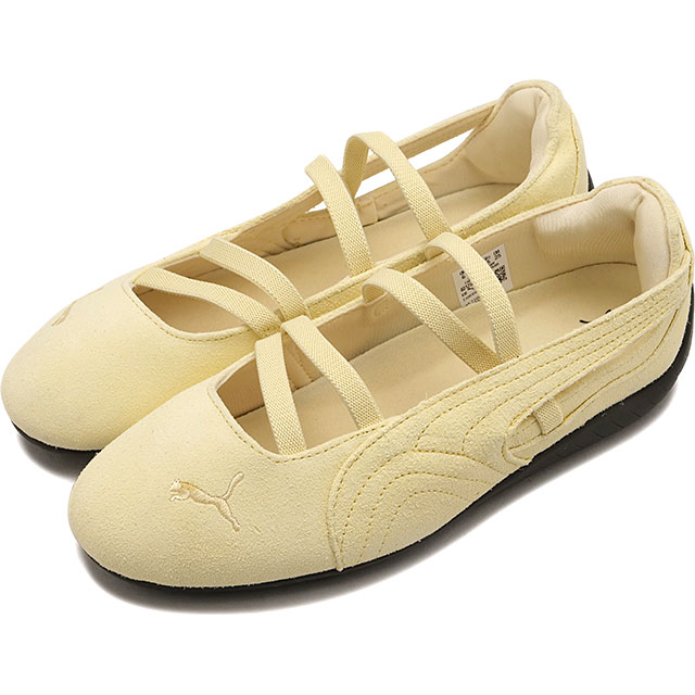 乐天商城 - 【最大100%ポイントバック】プーマ PUMA スニーカー レディース スピードキャット バレエ SD ウィメンズ [401287-15 SS26Q2] SPEEDCAT BALLET SD WNS 靴 薄底 バレエシューズ ベージュ Creamy-Vanilla 正規取扱店