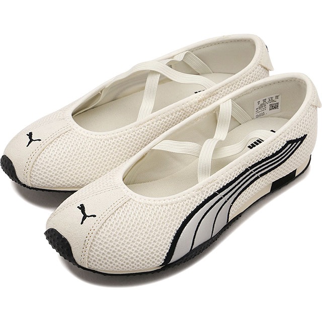 乐天商城 - 【最大100%ポイントバック】プーマ PUMA スニーカー レディース Hストリート バレエ ウィメンズ [407820-02 SS26Q2] H-STREET BALLET WNS 靴 薄底 バレエシューズ 白 Warm-White 正規取扱店