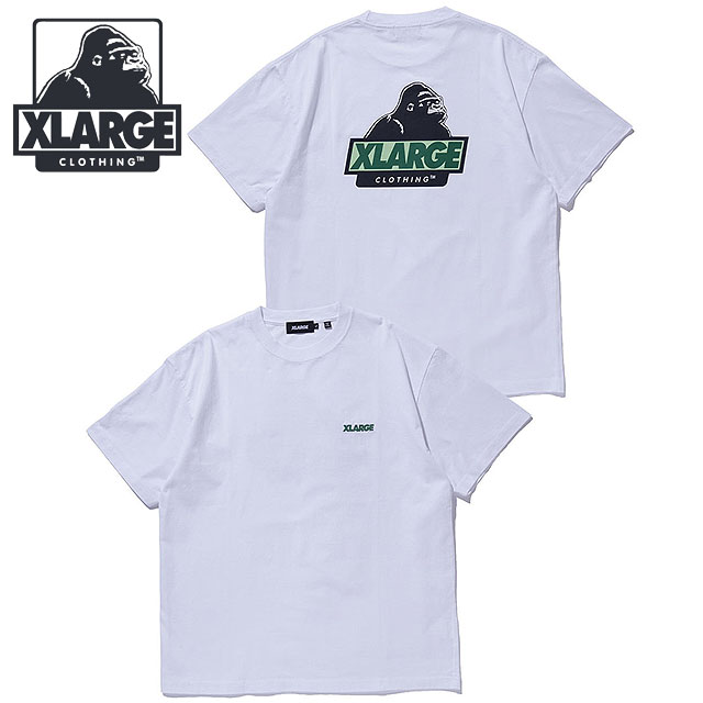 樂天商城 - 【最大100%ポイントバック】エクストララージ XLARGE メンズ スランテッドOG ショートスリーブTシャツ [101262011039 SU26] SLANTED OG S/S TEE トップス 半袖 クルーネック 白 WHITE 【メール便可】 正規取扱店