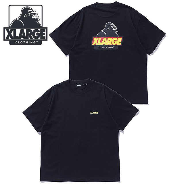樂天商城 - 【4/30限定 最大P27倍】エクストララージ XLARGE メンズ スランテッドOG ショートスリーブTシャツ [101262011039 SU26] SLANTED OG S/S TEE トップス 半袖 クルーネック 黒 BLACK 【メール便可】 正規取扱店