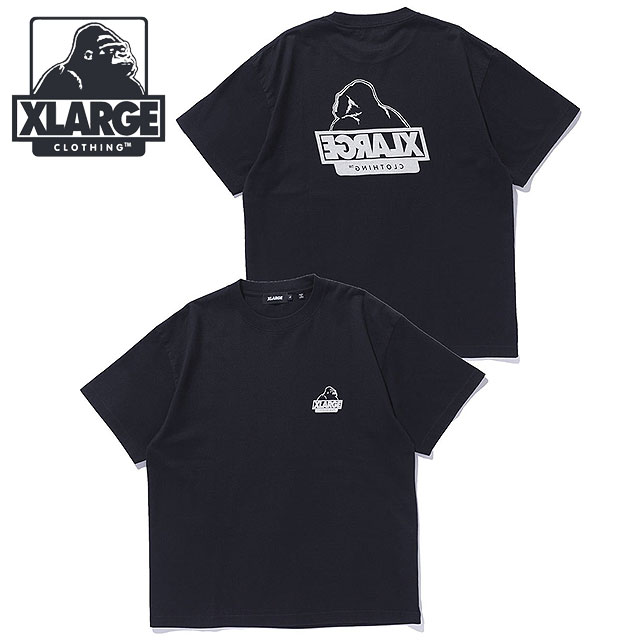 樂天商城 - エクストララージ XLARGE メンズ バックサイドOG ショートスリーブTシャツ [101262011040 SU26] BACKSIDE OG S/S TEE トップス 半袖 クルーネック 黒 BLACK 【メール便可】 正規取扱店