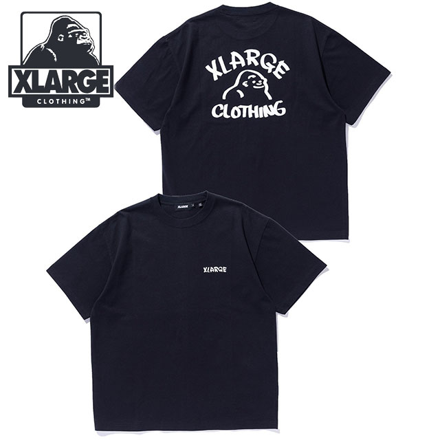 乐天商城 - エクストララージ XLARGE メンズ ドローイング OG ショートスリーブTシャツ [101262011045 SS26] DRAWING OG S/S TEE トップス 半袖 黒 BLACK 【メール便可】 正規取扱店