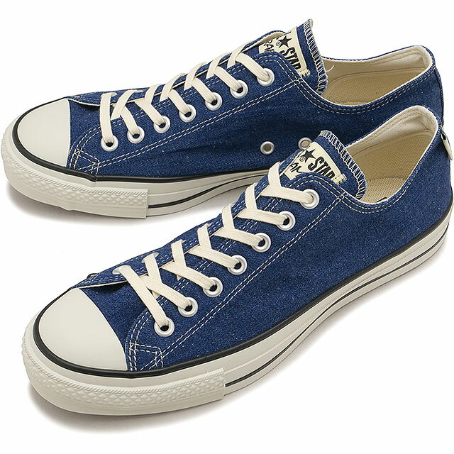 日本限定コラボ グラミチ Gramicci スニーカー メンズ コンバース オールスター J ヘンプ デニム ローカット [31317930 SS26] CONVERSE ALL STAR J HEMP DENIM OX 靴 シューズ 日本製 NAVY 正規取扱店