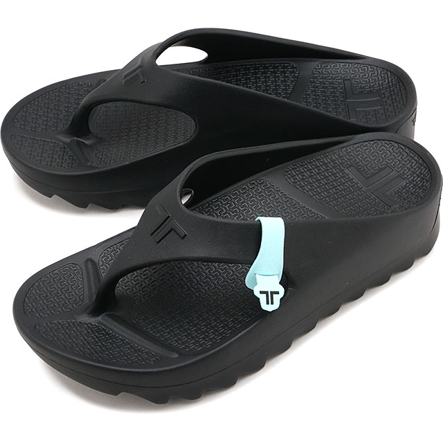テリック TELIC リカバリーサンダル ダブルフリップシャーク [SS26] W-FLIP SHARK メンズ・レディース ユニセックス 靴 厚底 トング型 極厚ソール ビーチサンダル 疲労回復 黒 ブラック 正規取扱店