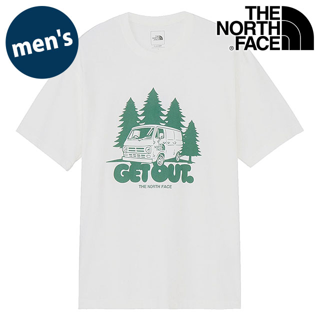 樂天商城 - 【4/30限定 最大P18倍】ザ・ノース・フェイス THE NORTH FACE Tシャツ メンズ ショートスリーブゲットアウトティー [NT32642-OW SS26] S/S Get Out Tee ユニセックス トップス 半袖 吸水速乾 ヴィンテージ加工 白 オフホワイト 【メール便可】 正規取扱店