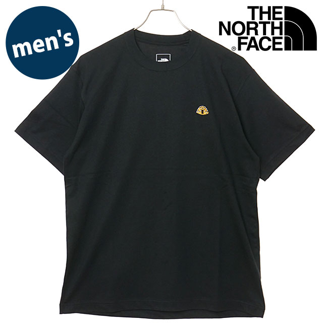 乐天商城 - 【最大100%ポイントバック】ザ・ノース・フェイス THE NORTH FACE Tシャツ メンズ ショートスリーブ2メータードームロゴティー [NT32640-K SS26] S/S 2meter Dome Logo Tee ユニセックス トップス 半袖 吸水速乾 ワンポイント 黒 ブラック 【メール便可】 正規取扱店