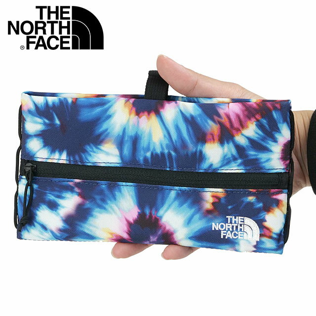 乐天商城 - 【最大100%ポイントバック】ザ・ノース・フェイス THE NORTH FACE ビルビーフラットポーチL [NN22605-WT SS26] Bilby Flat Pouch L メンズ・レディース バッグインバッグ ペンケース ファスナー開閉 マルチカラー ワイルドフラワータイダイ 【メール便可】 正規取扱店