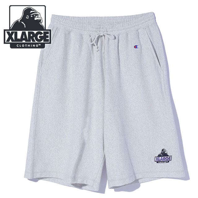 Rakuten - 【最大100%ポイントバック】エクストララージ XLARGE メンズ チャンピオン ショーツパンツ [101262031019 SS26SPOT] XLARGE×Champion SHORT PANTS ボトムス ハーフパンツ 短パン グレー ASH 正規取扱店