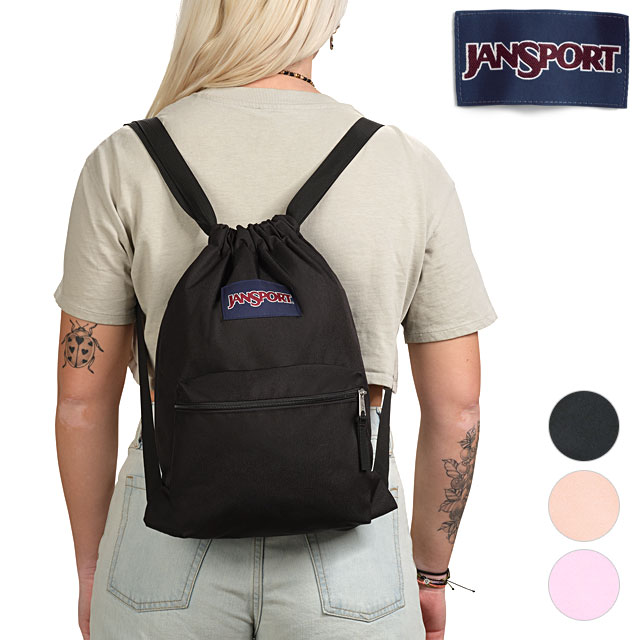Rakuten - 【最大100%ポイントバック】ジャンスポーツ JANSPORT リュックサック ドローサック [JS0A83LQ] 14L DRAW SACK メンズ・レディース ユニセックス 鞄 ナップサック 巾着型 正規取扱店