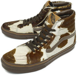 VANSVAULTSK8-HI(PONY)バンズスニーカースケートハイ(ポニー)COWHAIRLEATHER(V38HO09SP)