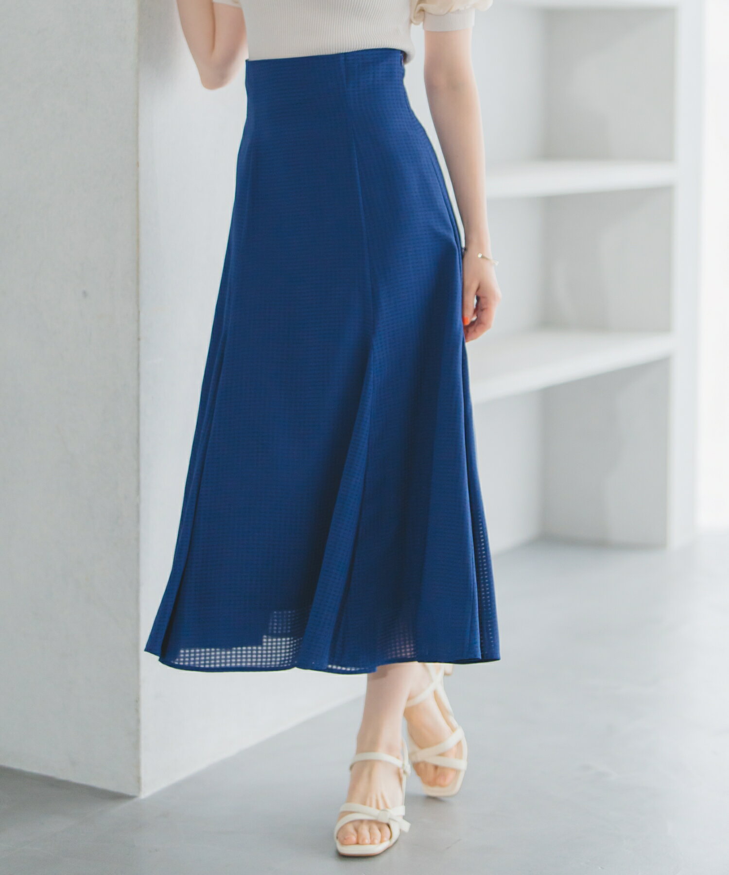 【50%OFF】【定価11,000円→5,500円】【2025春夏アイテム】シアーギンガムチェックス