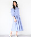 【SALE!定価14,300円→10,010円】【2025春夏アイテム】肩開きシャツワンピース/MM517404 MISCH MASCH ミッシュマッシュ 公式