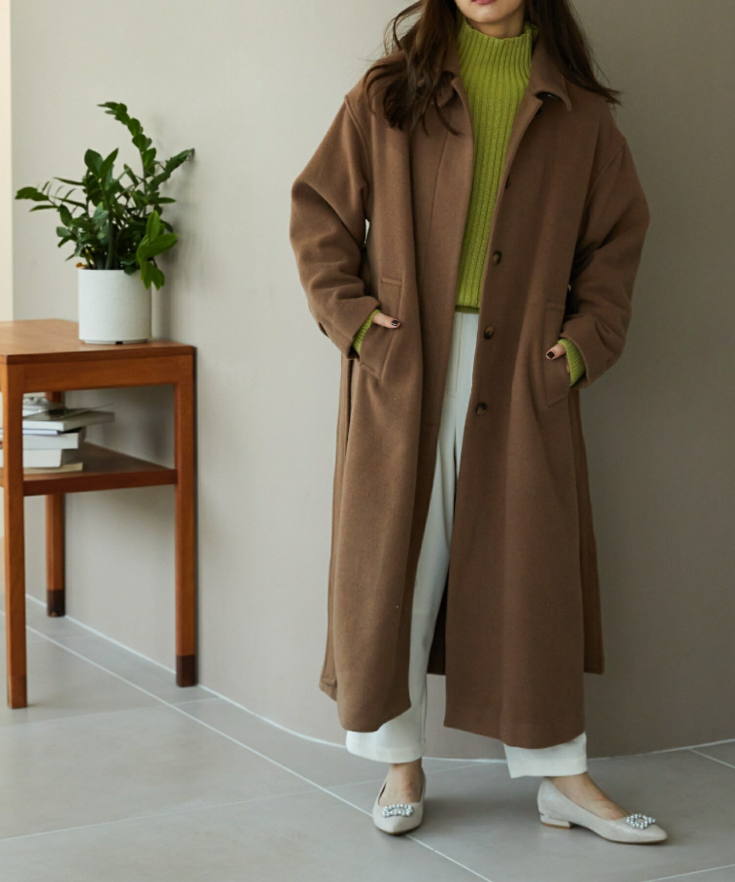 ステンカラーコート MISCH MASCH ミッシュマッシュ　公式　MO33C02　ORiental TRaffic コラボ